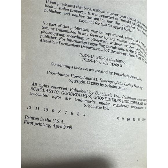 Lot of 8 VTG Goosebumps Paperback Books Hall Of Horrors Horrorland by R.L. Stine - Picture 6 of 7